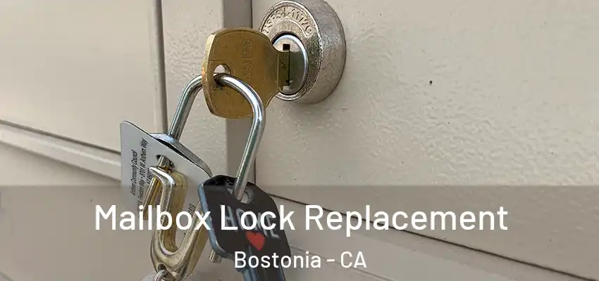 Mailbox Lock Replacement Bostonia - CA